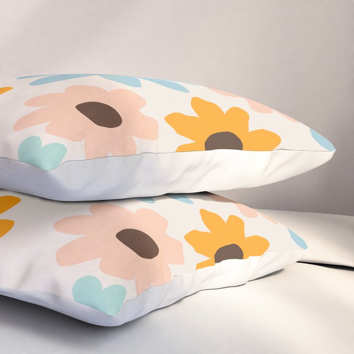 Retro Bloom 2 Pillow Sham Gallery Image 3