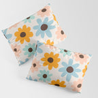 Retro Bloom 2 Pillow Sham Gallery Image 3