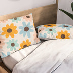 Retro Bloom 2 Pillow Sham Gallery Image 2