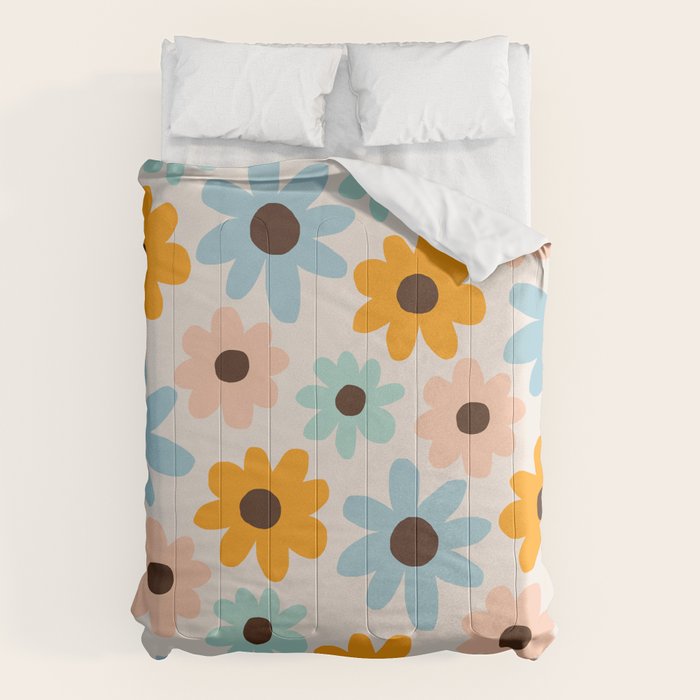 Retro Bloom 2 Comforter Gallery Image 6