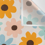 Retro Bloom 2 Wall Tapestry Gallery Image 3