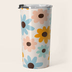 Retro Bloom 2 Travel Mug Gallery Image 3