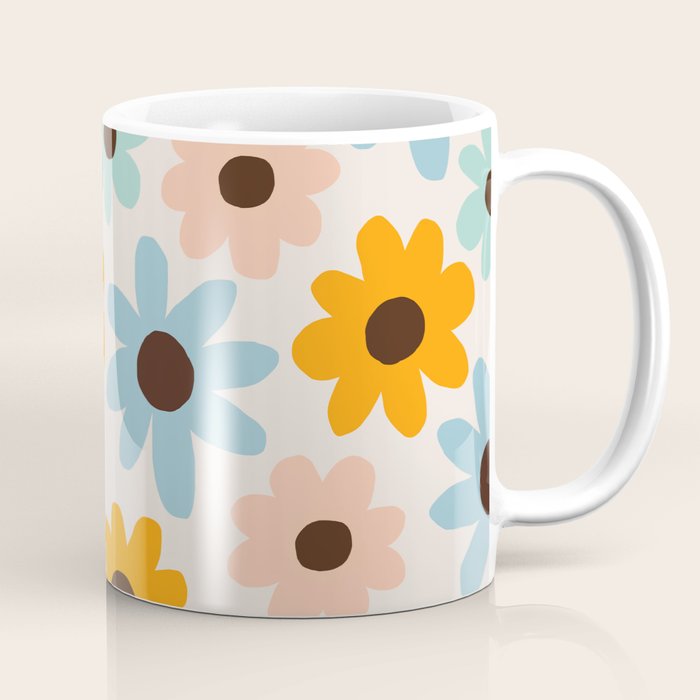Retro Bloom 2 Coffee Mug Gallery Image 1