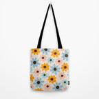 Retro Bloom 2 Tote Bag Gallery Image 2