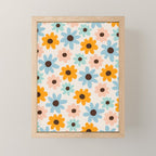 Retro Bloom 2 Mini Art Print Gallery Image 1
