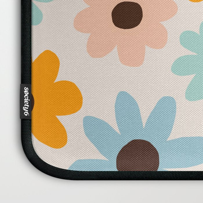 Retro Bloom 2 Laptop Sleeve Gallery Image 3
