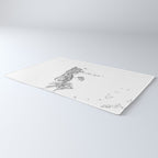 Key West White Map Rug Gallery Image 3