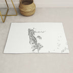 Key West White Map Rug Gallery Image 1