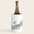 Key West White Map Wine Chiller Gallery Image 1