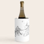 Key West White Map Wine Chiller Gallery Image 3