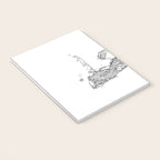 Key West White Map Notebook Gallery Image 3