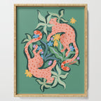 Wild Blush Cheetahs Serving Tray Gallery Image 1