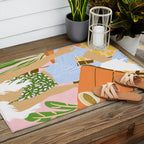 Kawa Tea #illustration #fashion Outdoor Rug Gallery Image 2
