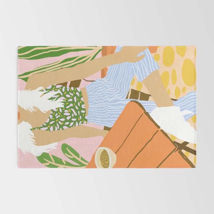 Kawa Tea #illustration #fashion Rug Gallery Image 2