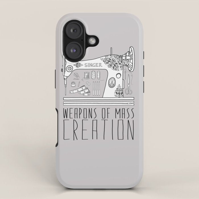 Weapons Of Mass Creation - Sewing iPhone Case Gallery Image 1