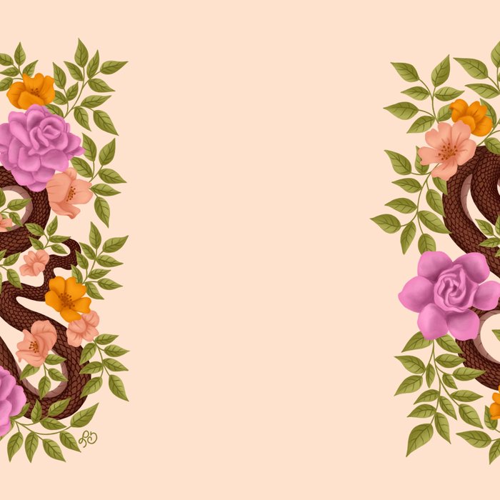 Year of the Snake-Garden Serpent in Bloom Coffee Mug Gallery Image 2