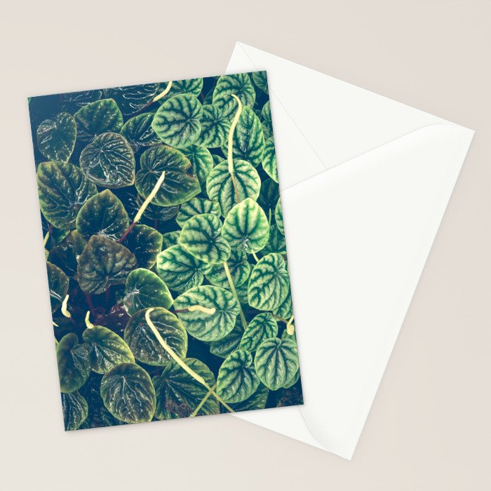 Green Leaves Stationery Card Gallery Image 2