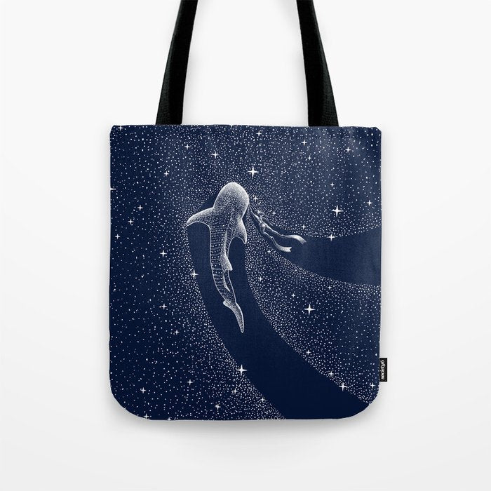 Star Eater And Diver Tote Bag Gallery Image 1