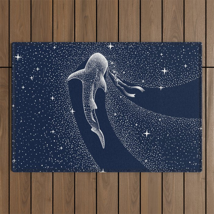 Star Eater And Diver Outdoor Rug Gallery Image 1