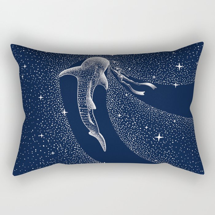 Star Eater And Diver Rectangular Pillow Gallery Image 2