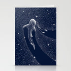 Star Eater And Diver Stationery Card Gallery Image 2