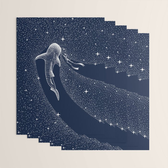 Star Eater And Diver Wrapping Paper Gallery Image 3