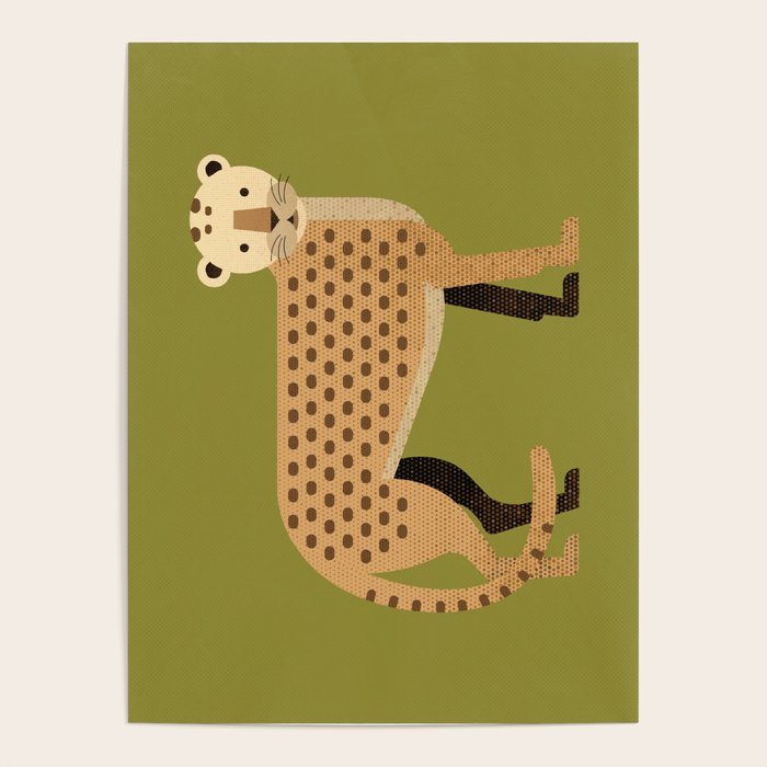 Whimsy Leopard Poster Gallery Image 1