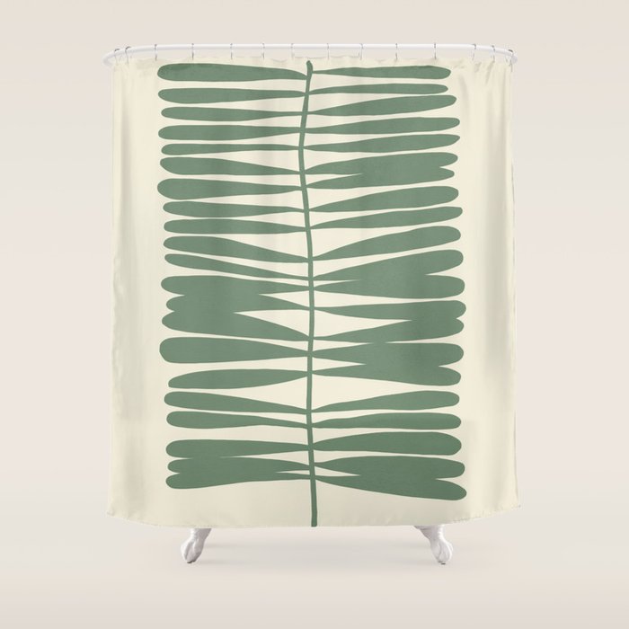 Branch Outline 2 Shower Curtain Gallery Image 1