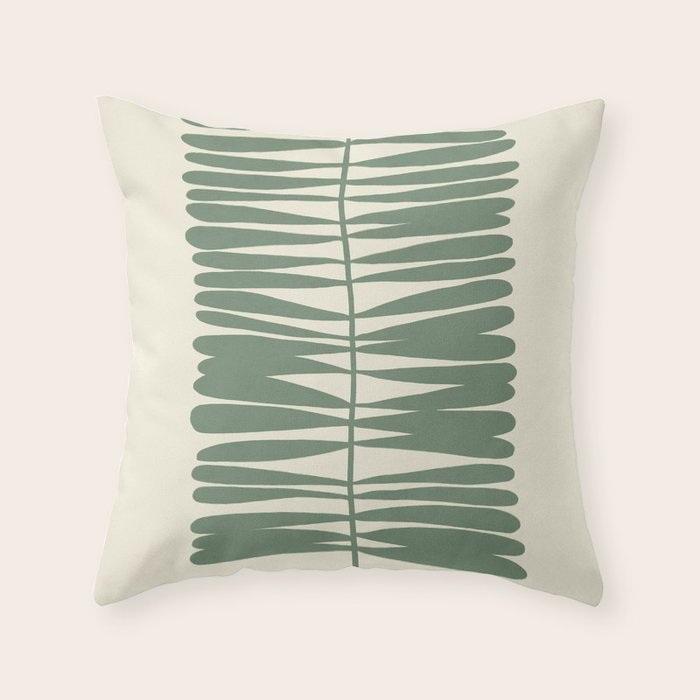 Branch Outline 2 Throw Pillow Gallery Image 1