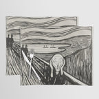 Edvard Munch The Scream Woodblock  Placemat Gallery Image 1