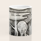 Edvard Munch The Scream Woodblock  Coffee Mug Gallery Image 4