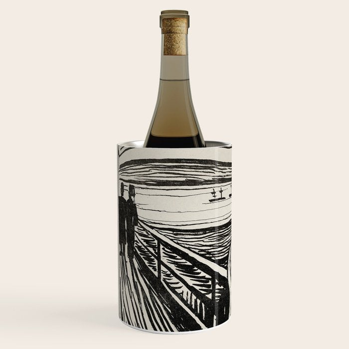 Edvard Munch The Scream Woodblock  Wine Chiller Gallery Image 2