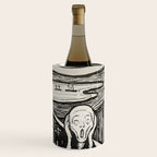 Edvard Munch The Scream Woodblock  Wine Chiller Gallery Image 1