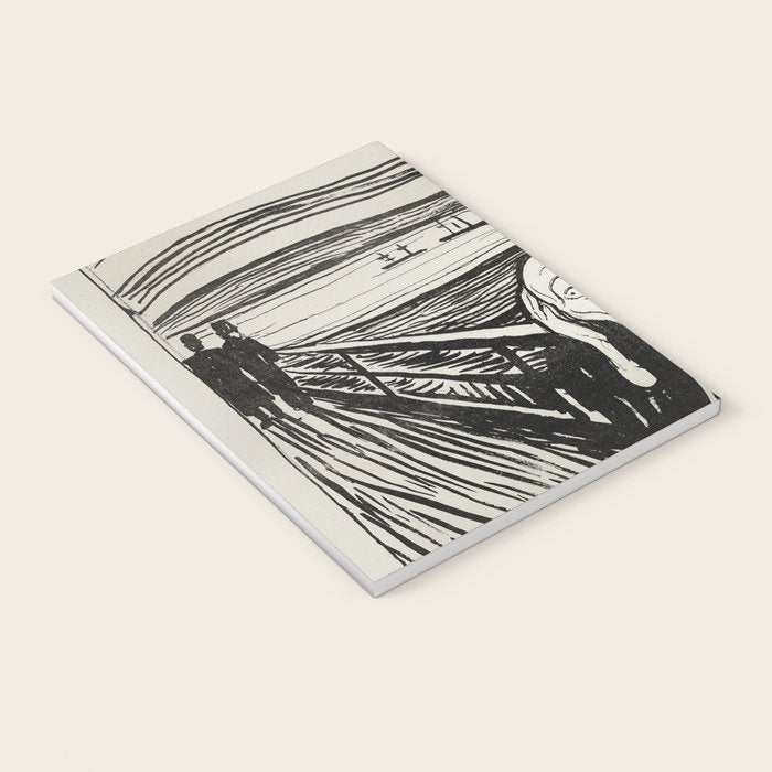 Edvard Munch The Scream Woodblock  Notebook Gallery Image 3