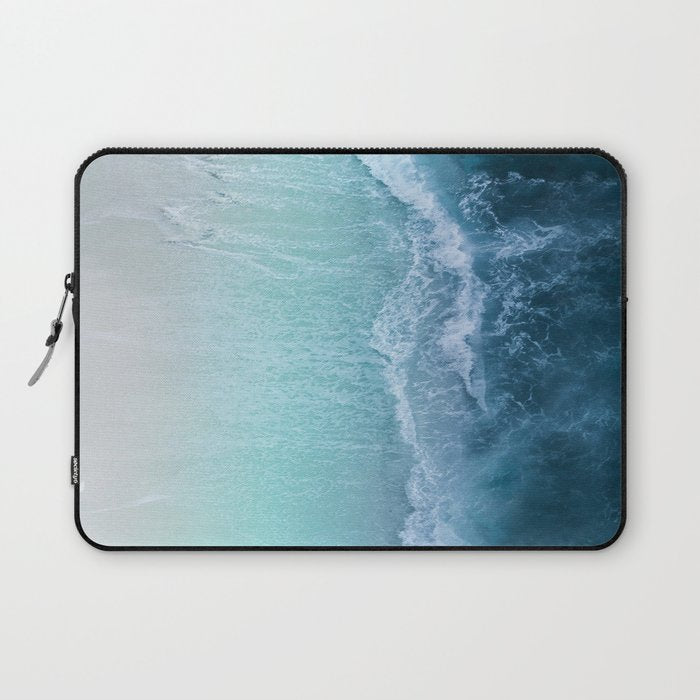 Turquoise Sea Laptop Sleeve Gallery Image 1