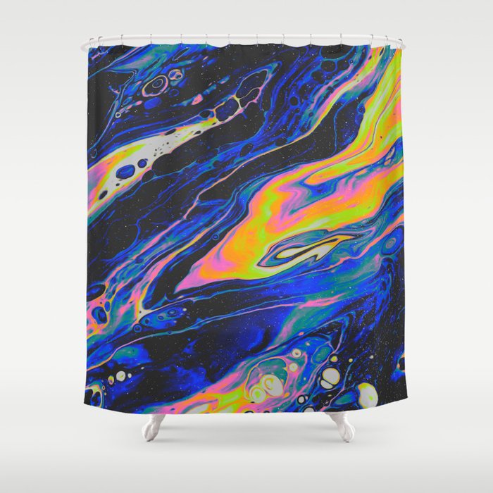 SLOW ICE + OLD MOON Shower Curtain Gallery Image 1