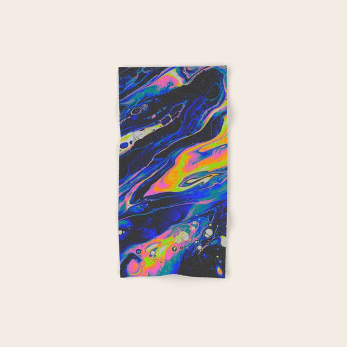 SLOW ICE + OLD MOON Bath Towel Gallery Image 1