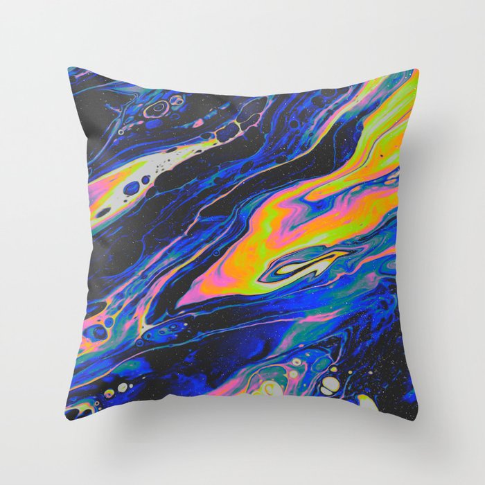 SLOW ICE + OLD MOON Throw Pillow Gallery Image 6