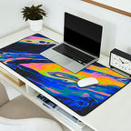 SLOW ICE + OLD MOON Desk Mat Gallery Image 2