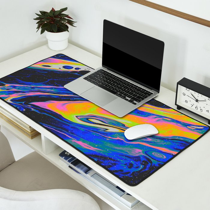 SLOW ICE + OLD MOON Desk Mat Gallery Image 2