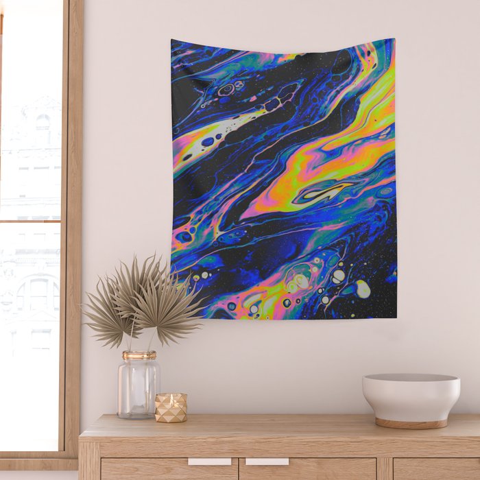 SLOW ICE + OLD MOON Wall Tapestry Gallery Image 2