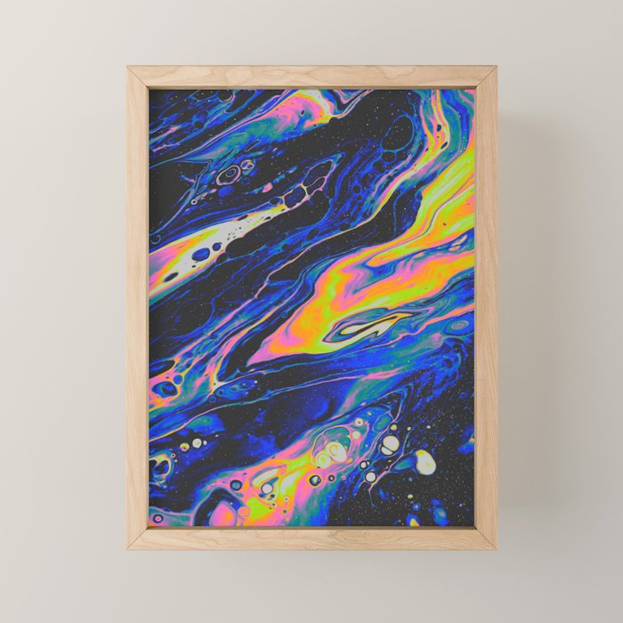 SLOW ICE + OLD MOON Mini Art Print Gallery Image 1