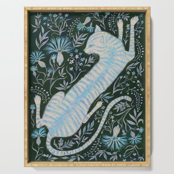Stretched Out in the Garden Serving Tray Gallery Image 1