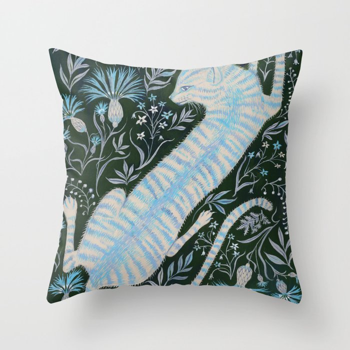 Stretched Out in the Garden Throw Pillow Gallery Image 6