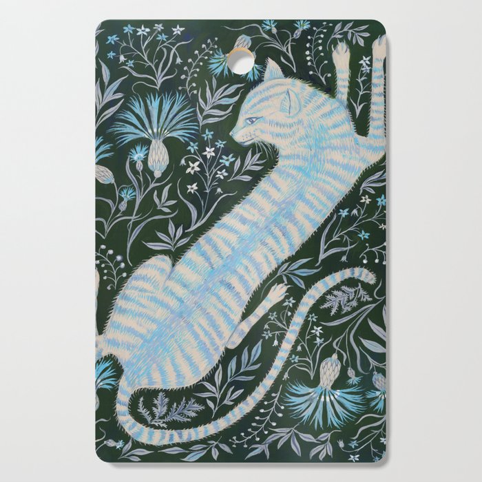 Stretched Out in the Garden Cutting Board Gallery Image 1