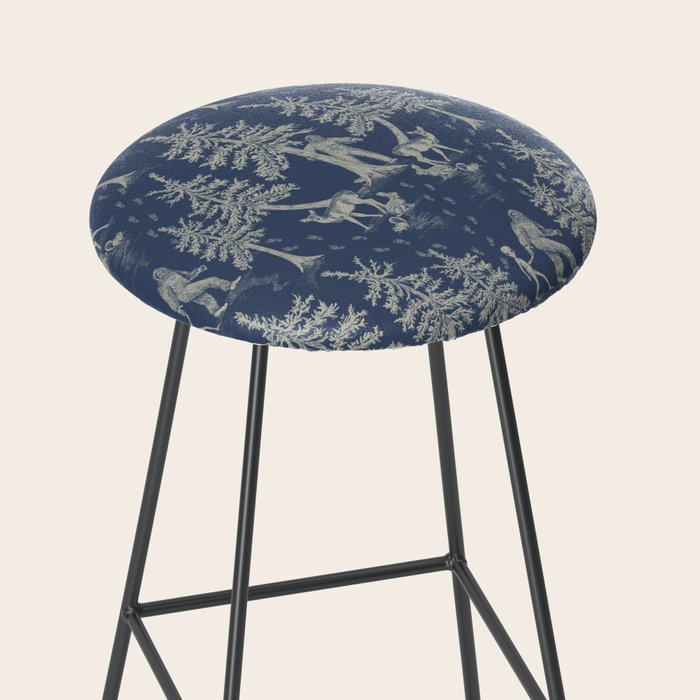 Navy Blue Bigfoot & Friends Stool Gallery Image 2