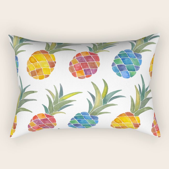 Pineapples Rectangular Pillow Gallery Image 2