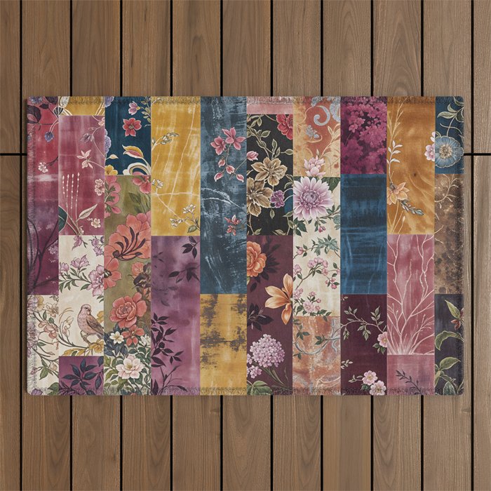 Gypsy Souk Patchwork Outdoor Rug Gallery Image 1