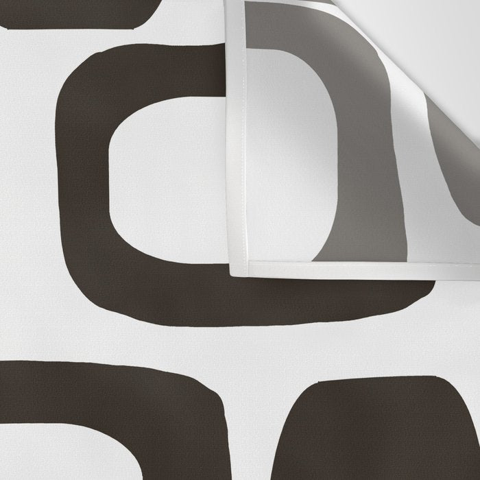 Mid Century Modern Shapes Black And White #society6 #buyart Wall Tapestry Gallery Image 3