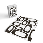 Mid Century Modern Shapes Black And White #society6 #buyart Jigsaw Puzzle Gallery Image 2